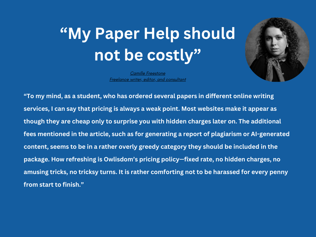 My Paper Help should not be costly