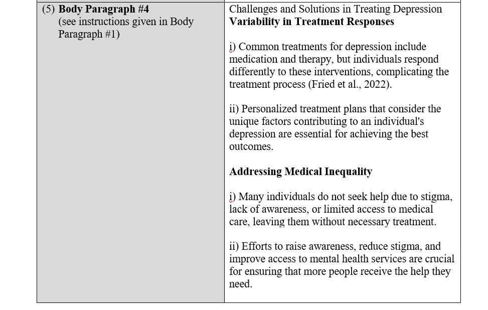 ASB 462 Module 5 Paper Project: Detailed Paper Outline