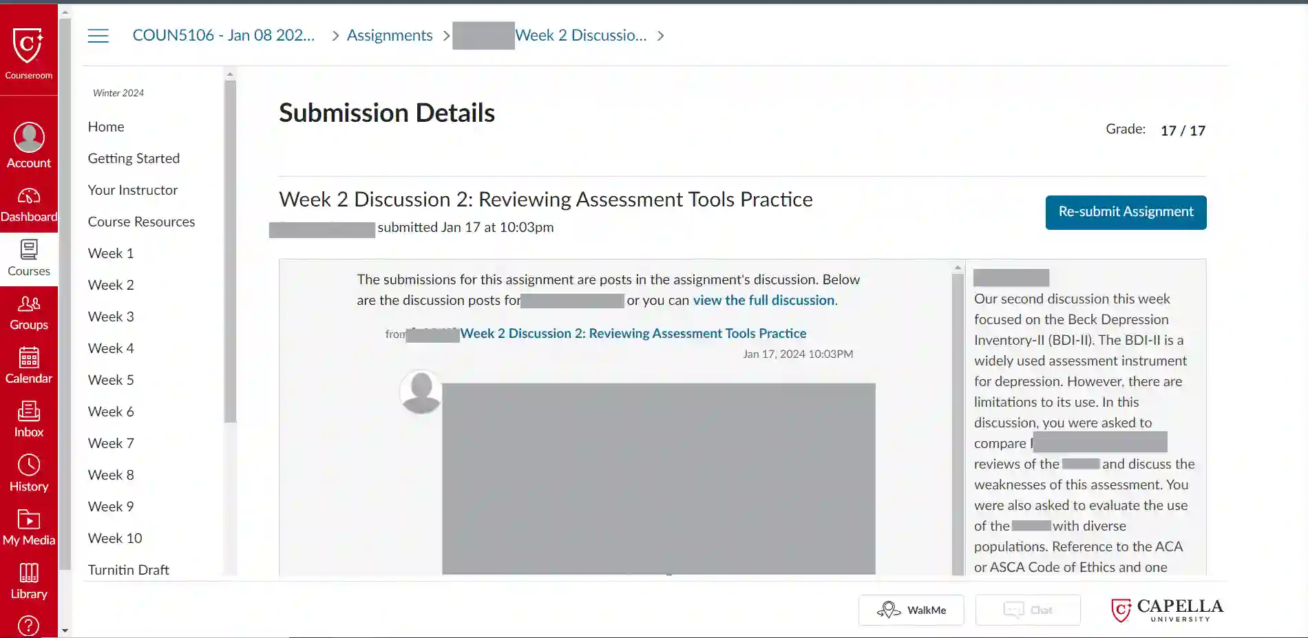 COUN5106 - Reviewing Assessment Tools Practice