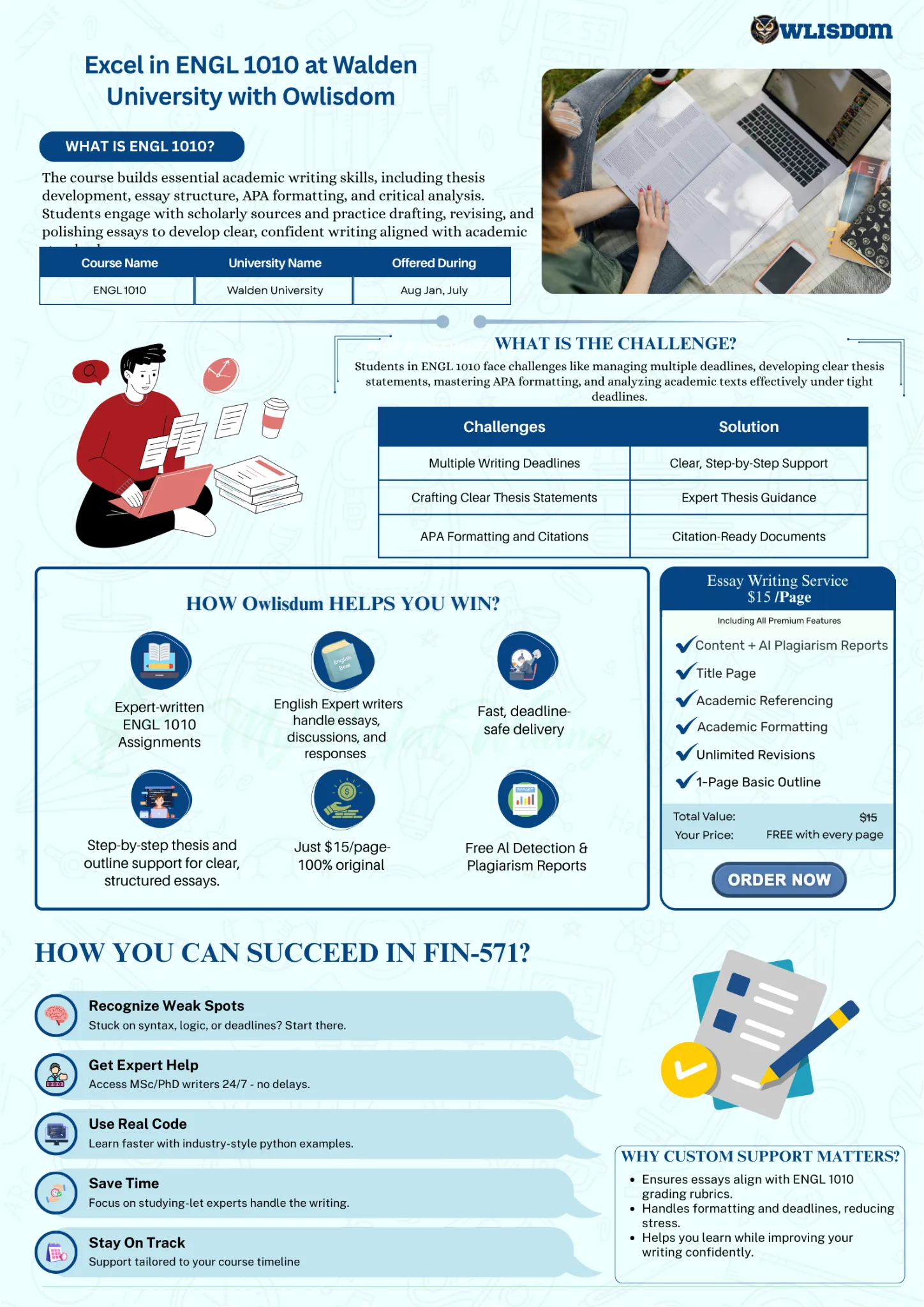 ENGL 1010 at Walden University – English Assignment Help