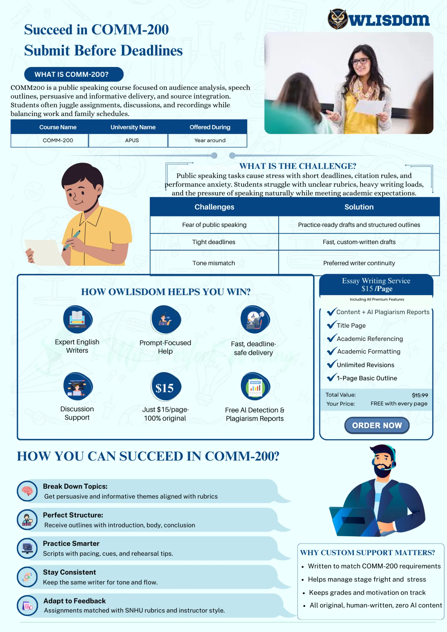 COMM200 – Public Speaking - APUS | English Homework Help