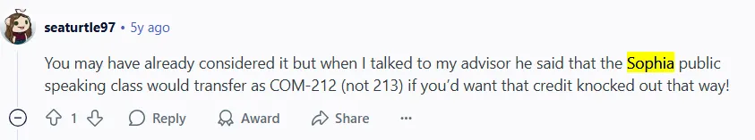 SNHU student uses her experience of using Sophia