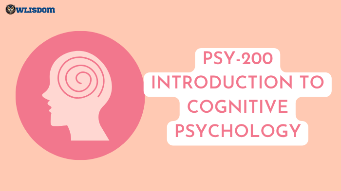 PSY-200 – Introduction to Cognitive Psychology: Exploring Perception, Memory, and Mental Processes