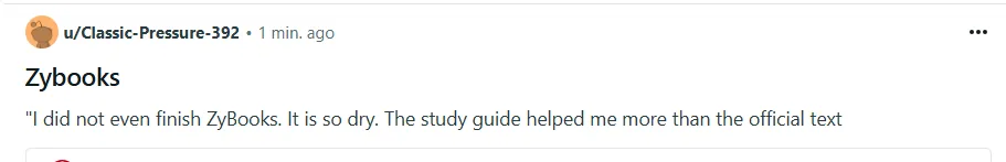 WGU graduate, Reddit
