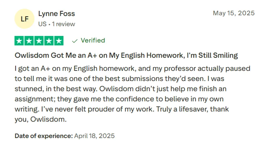 Lynne Foss | A satisfied customer